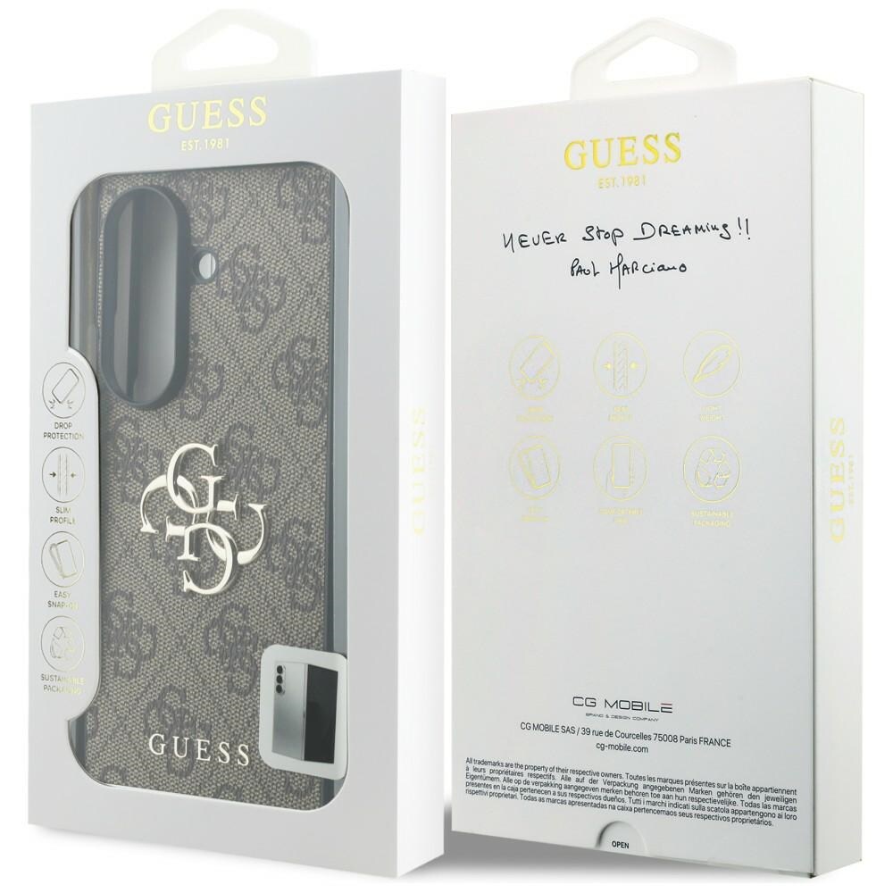 Guess Big 4G Logo-etui til Samsung Galaxy Z Fold 8 Ultra – Brun