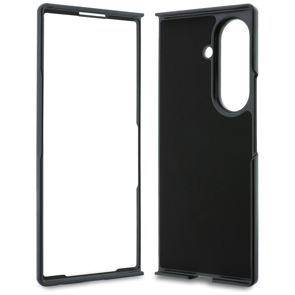 Karl Lagerfeld Saffiano Karl&Choupette-nåleetui til Samsung Galaxy Z Fold 8 Ultra – Sort