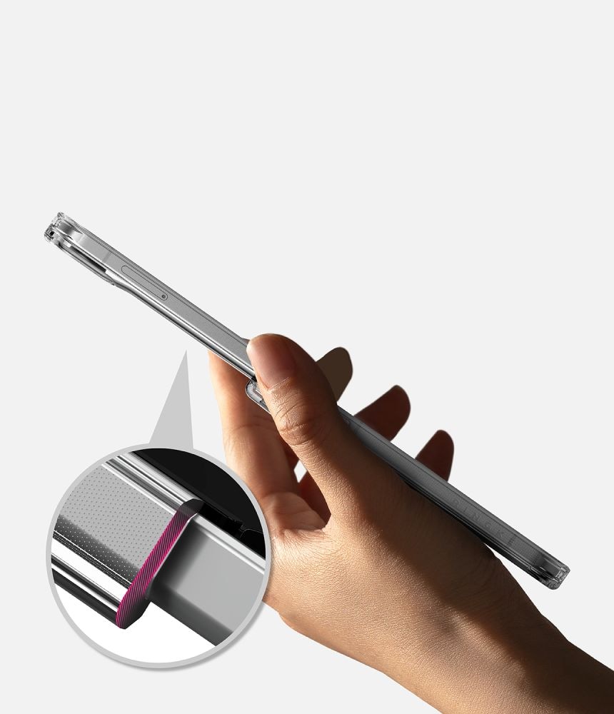 Ringke Fusion Flap magnetiskt MagSafe-fodral för Samsung Galaxy Z Flip 8 – genomskinligt