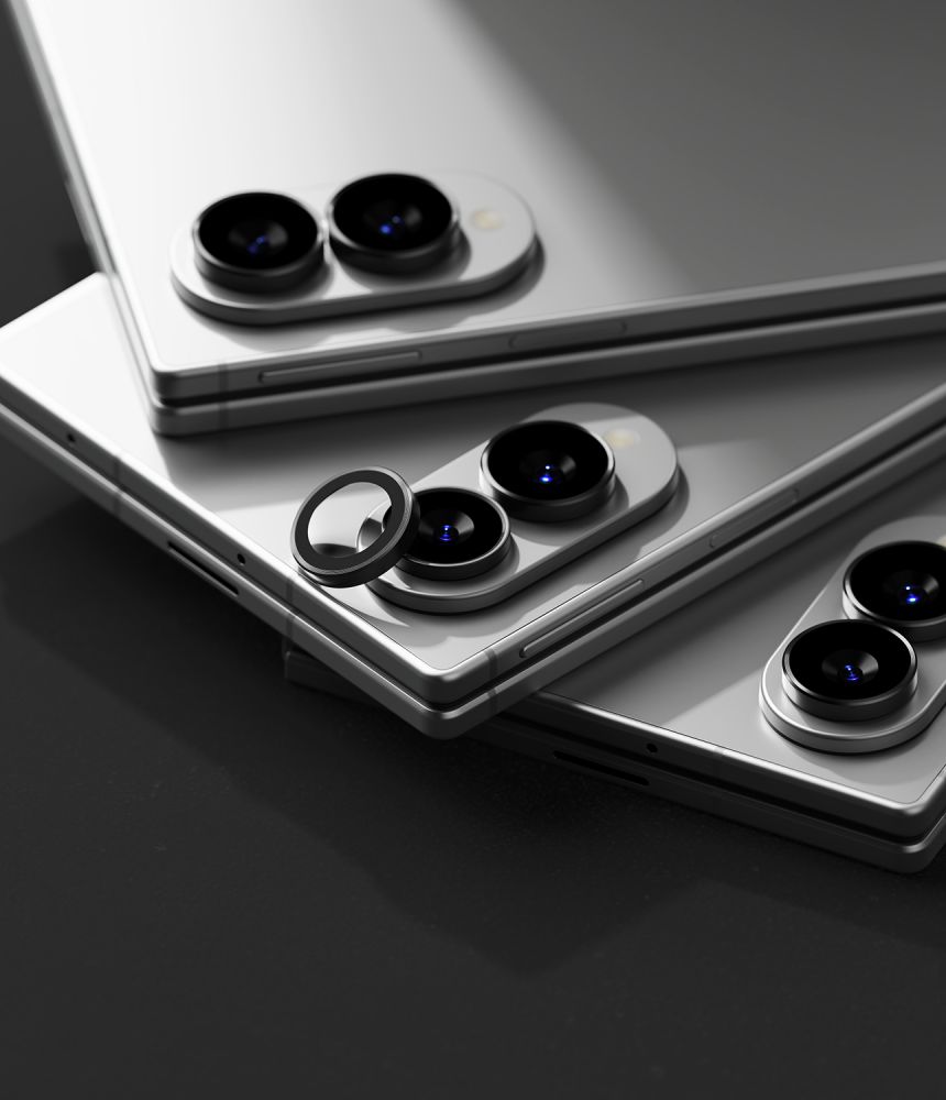 Ringke kameraskydd, 2-pack för Samsung Galaxy Z Fold 8 – svart