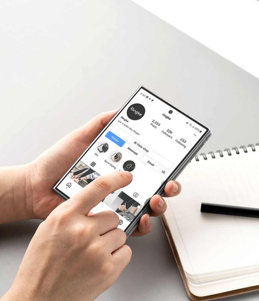 Ringke Cover Display Pro, 2-pack härdat glas till Samsung Galaxy Z Fold 8