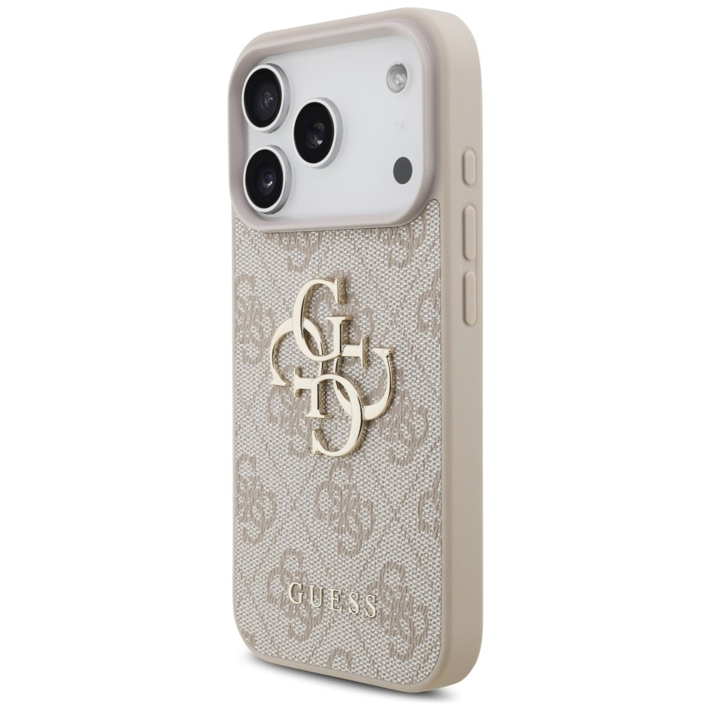 Guess 4G-fodral med stort logo för iPhone 17 Pro / 18 Pro – Rosa
