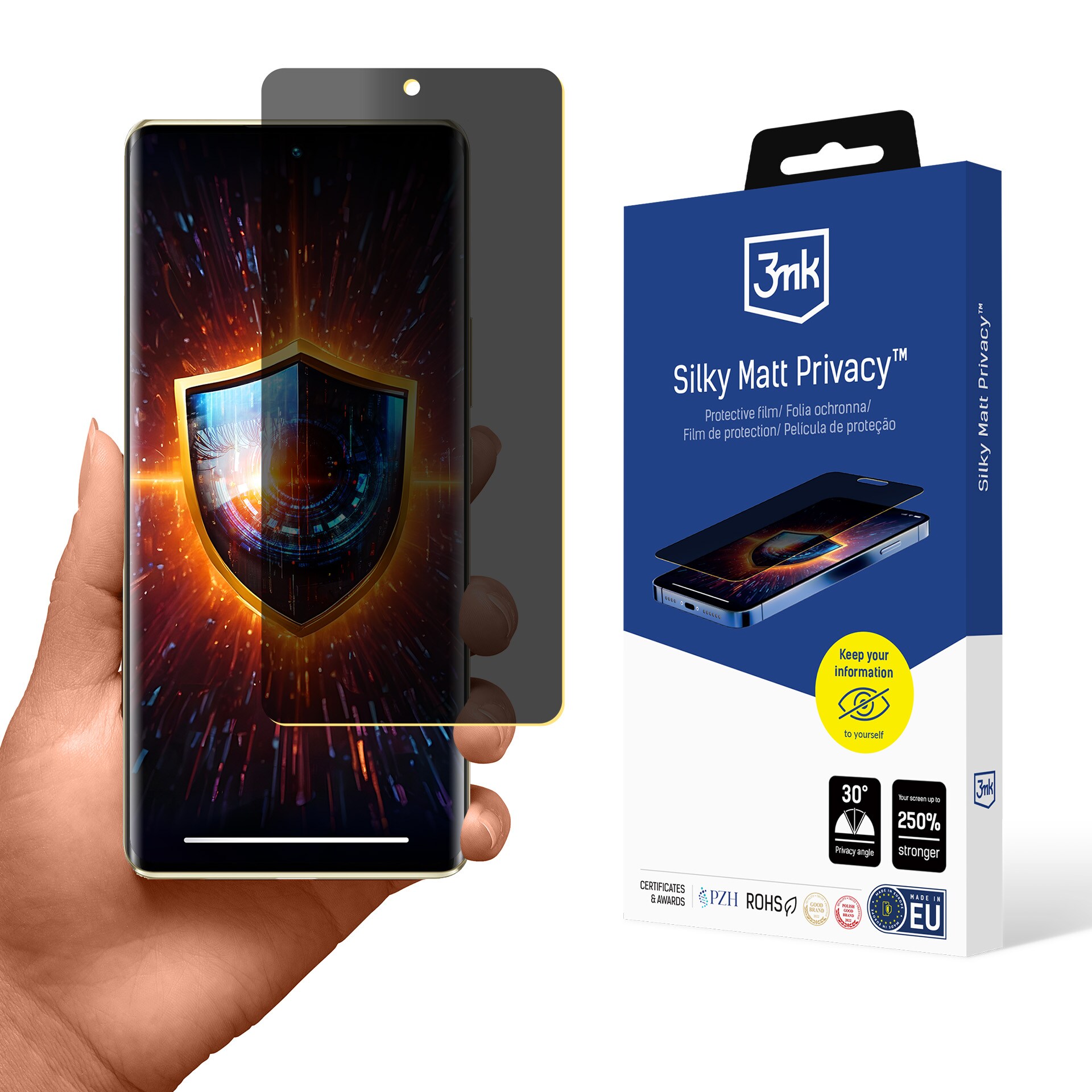 3mk Silky Matt Privacy-skyddsfilm för Infinix Zero 30 5G