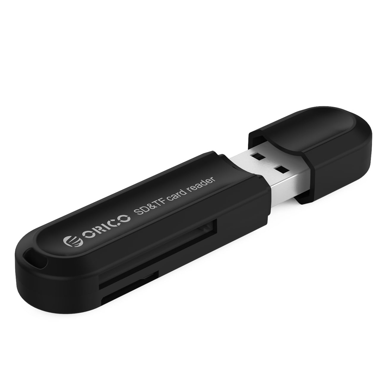 Orico CRS21 USB 3.0-minneskortläsare för SD- och microSD-kort – svart