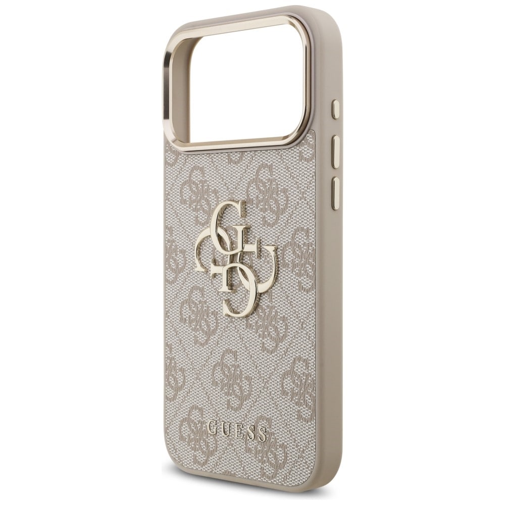 Guess 4G Big 4G Classic Logo-fodral för iPhone 17 Pro Max / 18 Pro Max – Roséguld