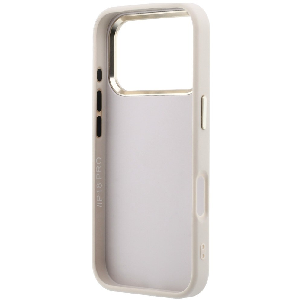 Guess 4G & Big Resin-logotypfodral för iPhone 17 Pro / 18 Pro – Rosa