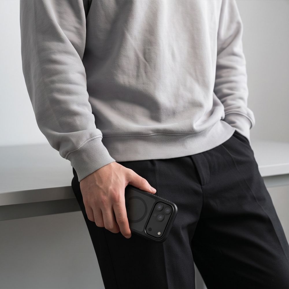 Tech-Protect Defense MagSafe-fodral för iPhone 17 Pro Max / 18 Pro Max – matt svart