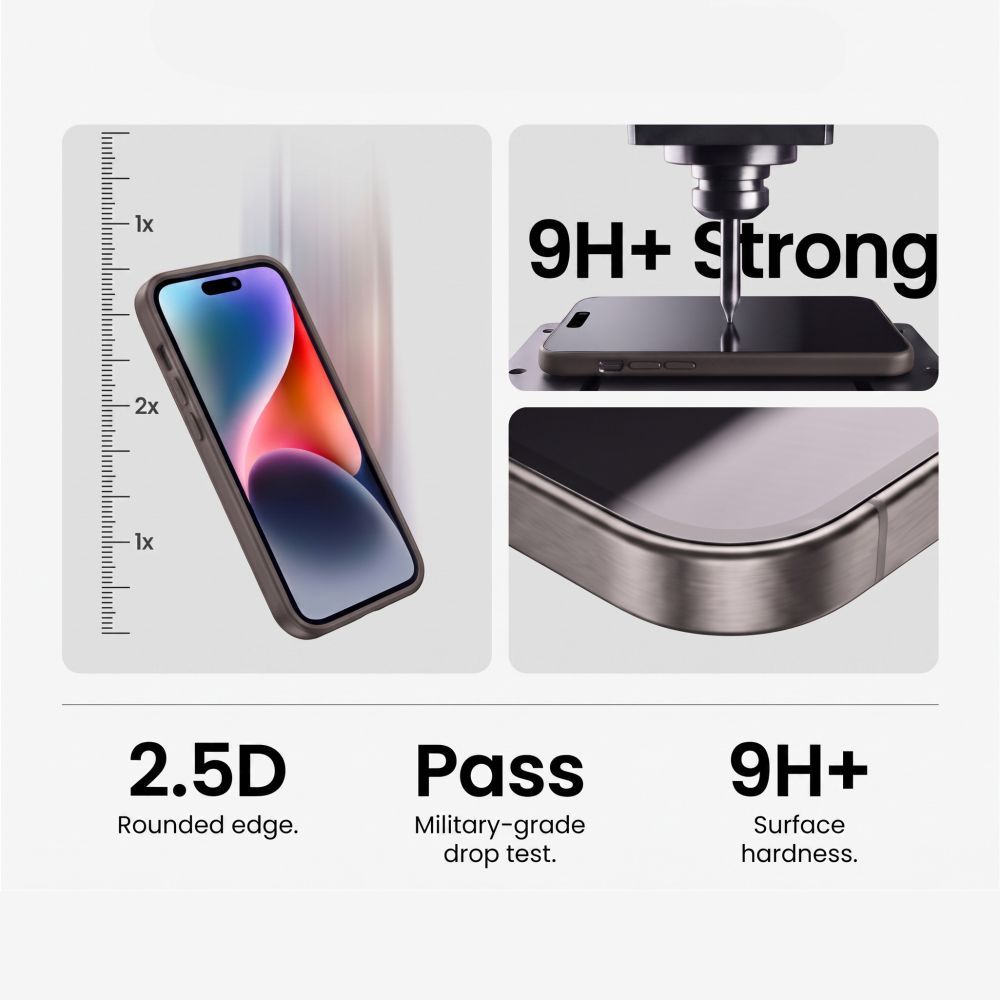 Tech-Protect Glass Fit+ 2-pack härdat glas till Xiaomi Redmi 17 4G / 5G – Svart