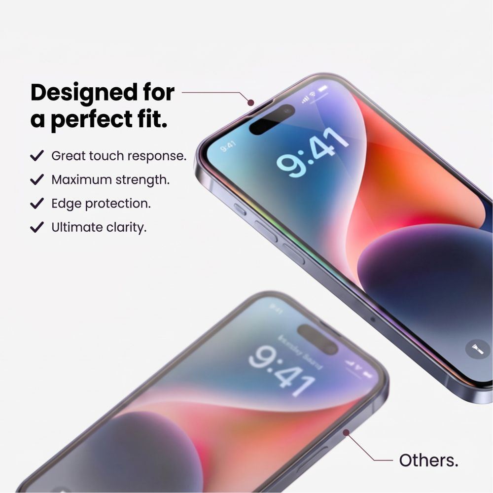 Tech-Protect Glass Fit+ 2-pack härdat glas till Xiaomi Redmi 17 4G / 5G – Svart
