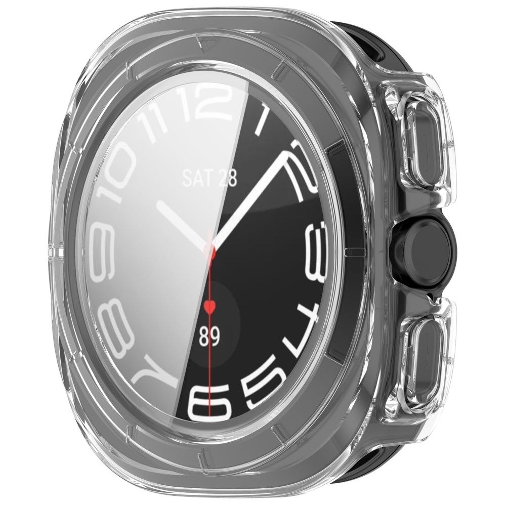 Tech-Protect Defense 2-pack med skyddsfodral för Samsung Galaxy Watch Ultra 47 mm – matt svart