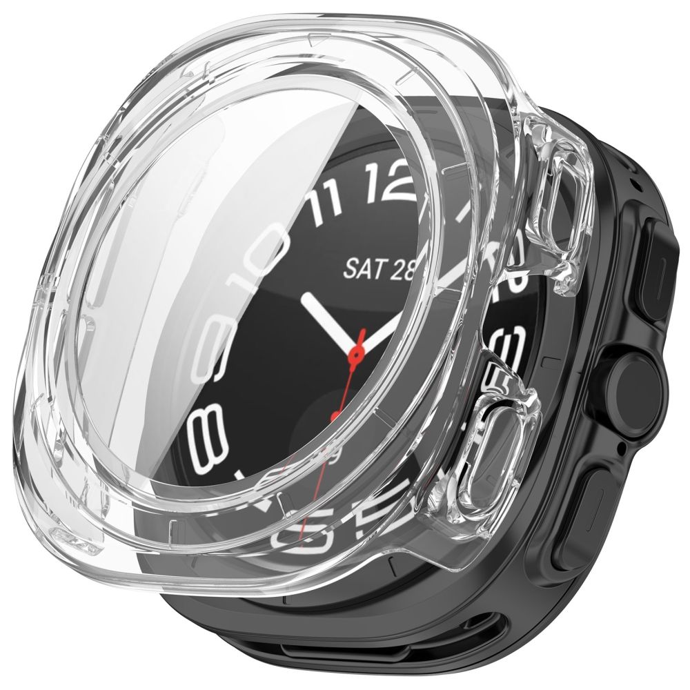 Tech-Protect Defense 2-pack med skyddsfodral för Samsung Galaxy Watch Ultra 47 mm – matt svart