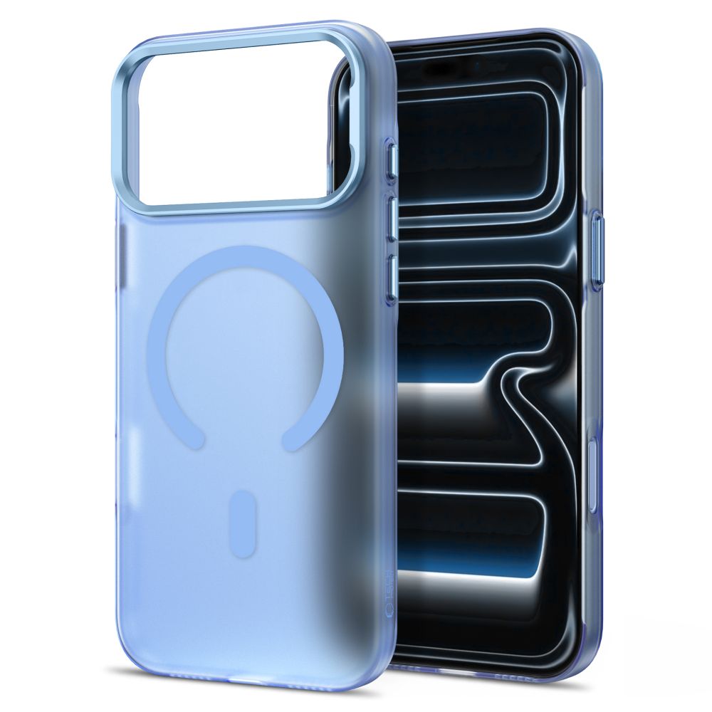 Tech-Protect MagZero MagSafe-fodral för iPhone 17 Pro Max / 18 Pro Max – ljusblått, matt
