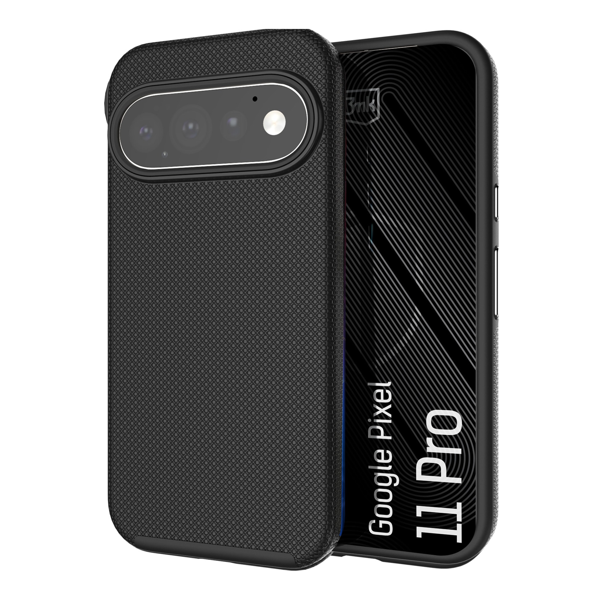 3mk Fortis MagCase til Google Pixel 11 Pro – Sort
