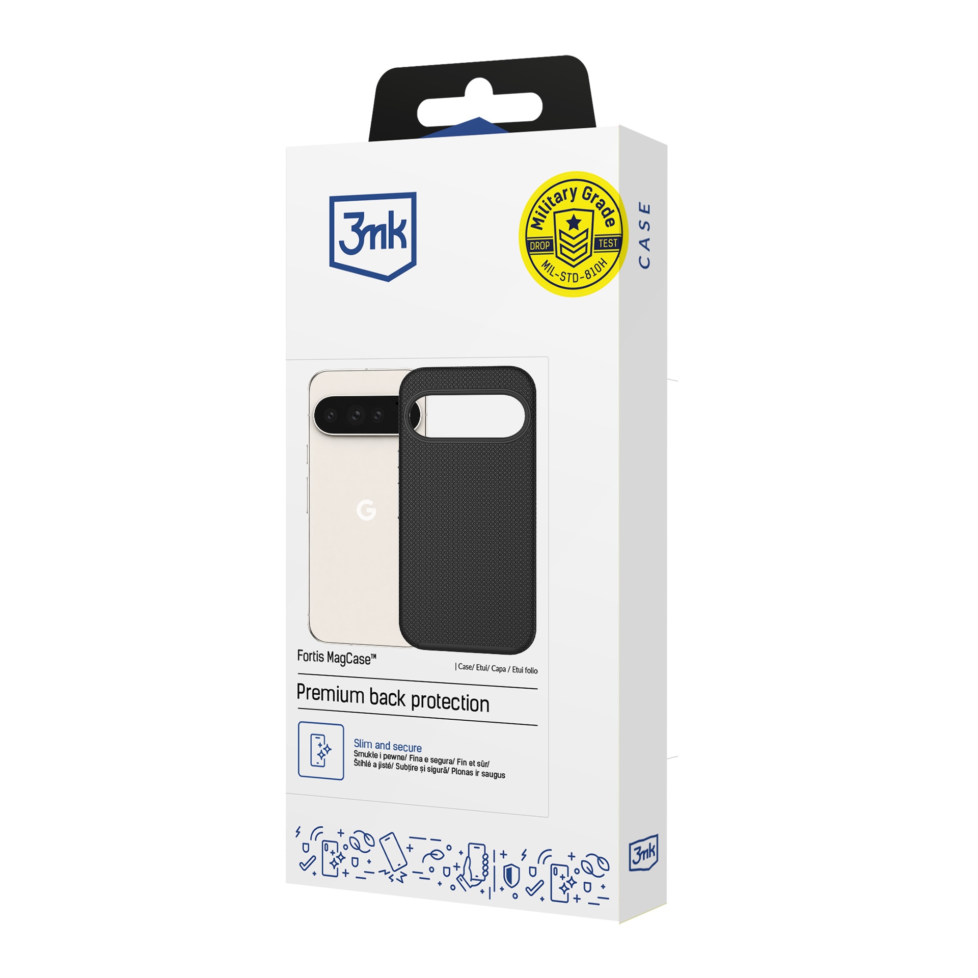 3mk Fortis MagCase til Google Pixel 11 Pro – Sort