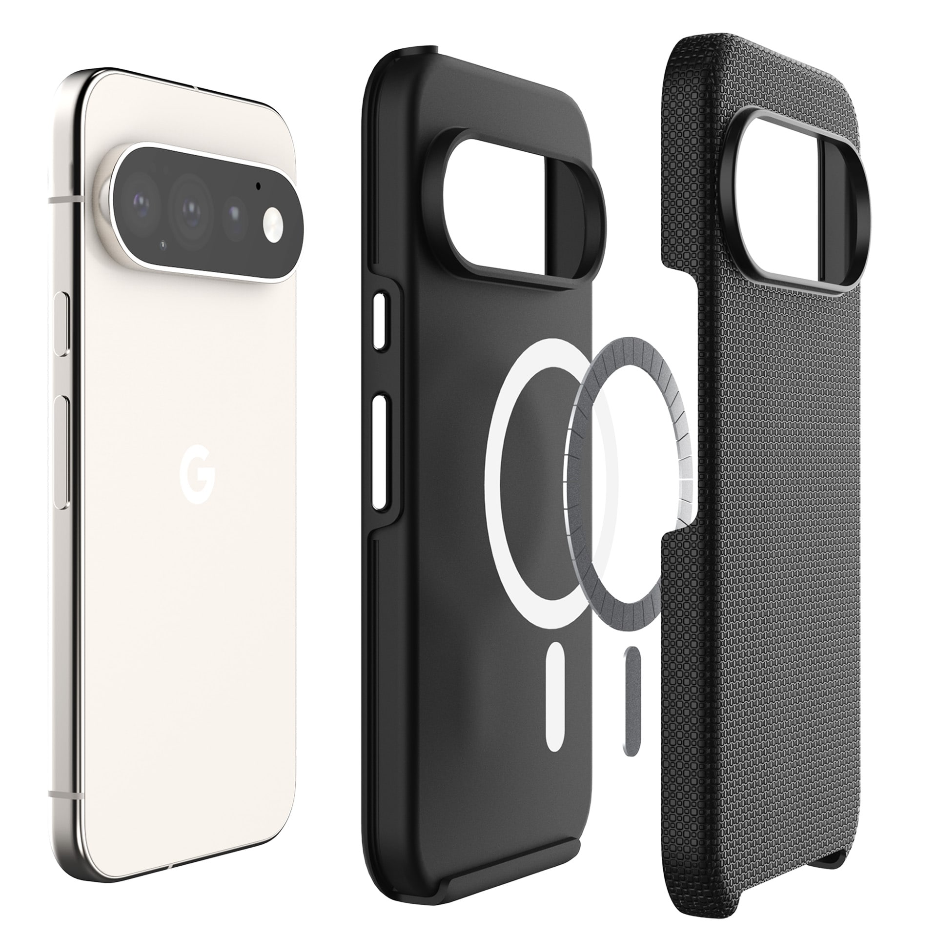 3mk Fortis MagCase til Google Pixel 11 Pro – Sort