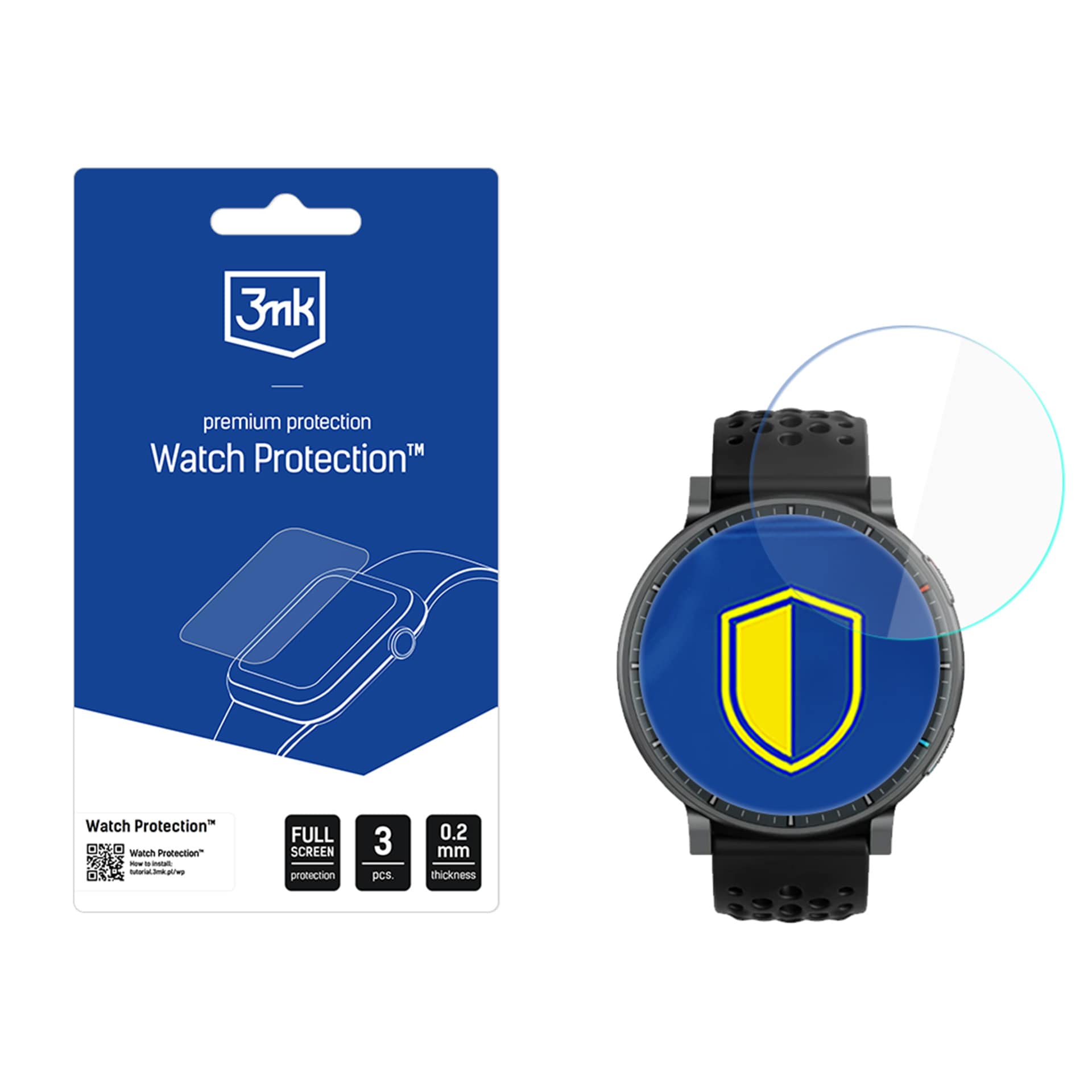 3mk Watch Protection ARC skärmskydd för Amazfit Active Max