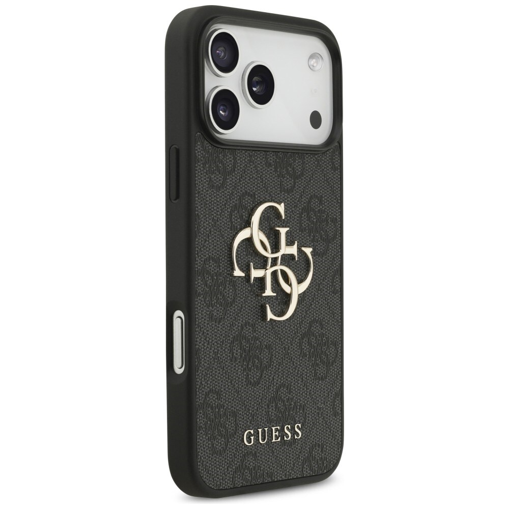 Guess 4G-fodral med stort logo för iPhone 17 Pro Max / 18 Pro Max – Svart