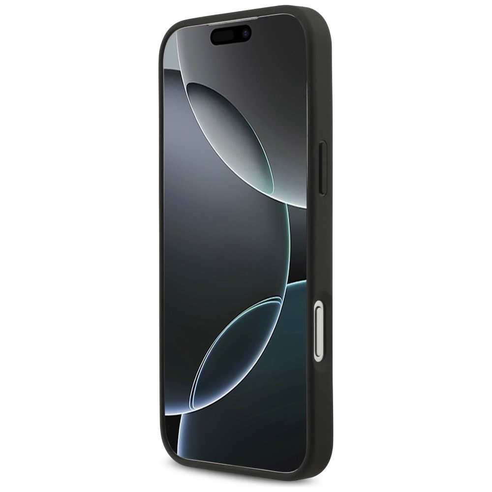 Guess 4G-fodral med stort logo för iPhone 17 Pro Max / 18 Pro Max – Svart