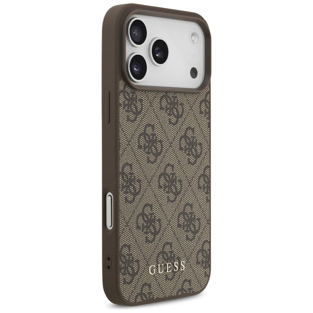 Guess 4G Classic-fodral till iPhone 17 Pro Max / 18 Pro Max – Brunt