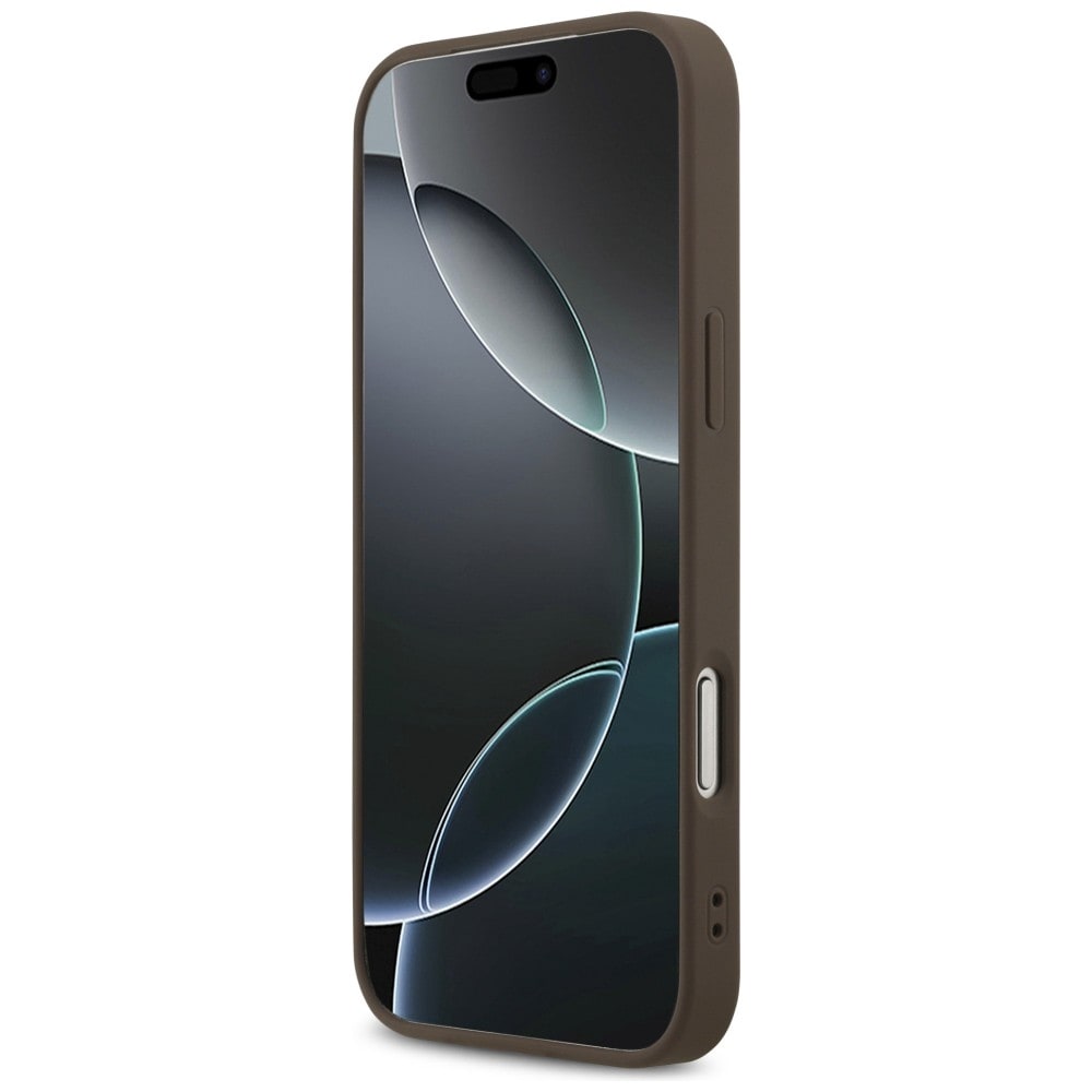 Guess 4G Classic-fodral till iPhone 17 Pro Max / 18 Pro Max – Brunt