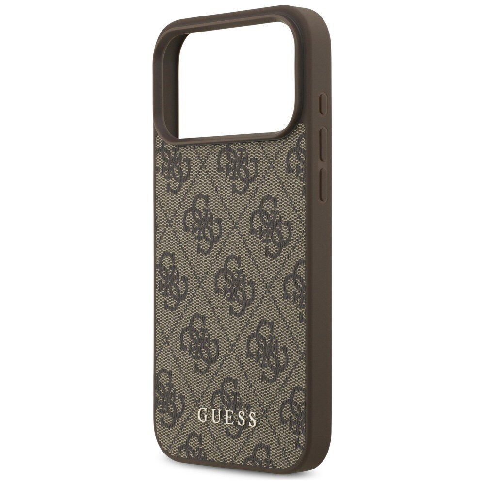 Guess 4G Classic-fodral till iPhone 17 Pro Max / 18 Pro Max – Brunt