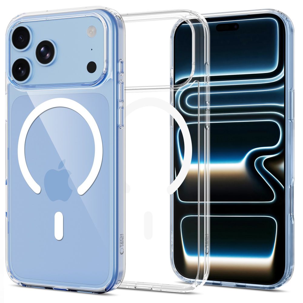 Tech-Protect FlexAir Hybrid MagSafe-fodral för iPhone 17 Pro / 18 Pro – transparent