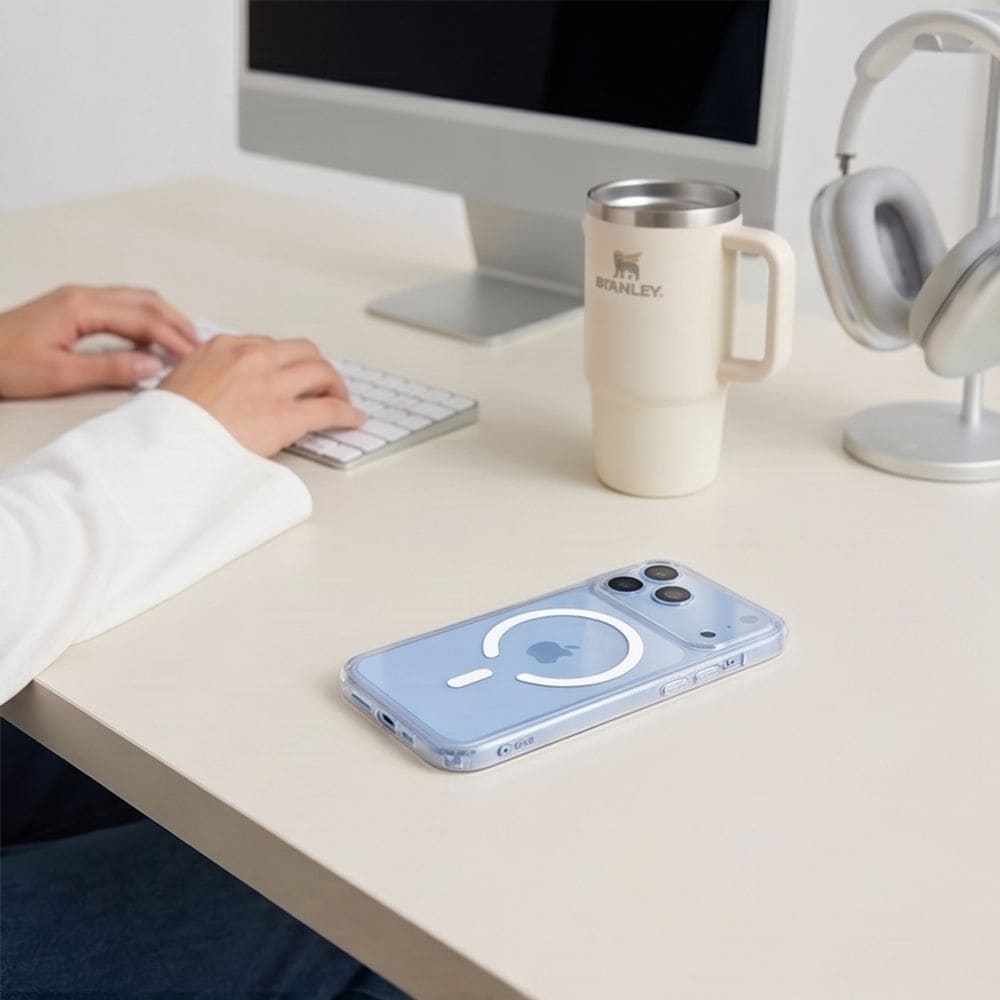 Tech-Protect FlexAir Hybrid MagSafe-etui til iPhone 17 Pro / 18 Pro – gennemsigtigt