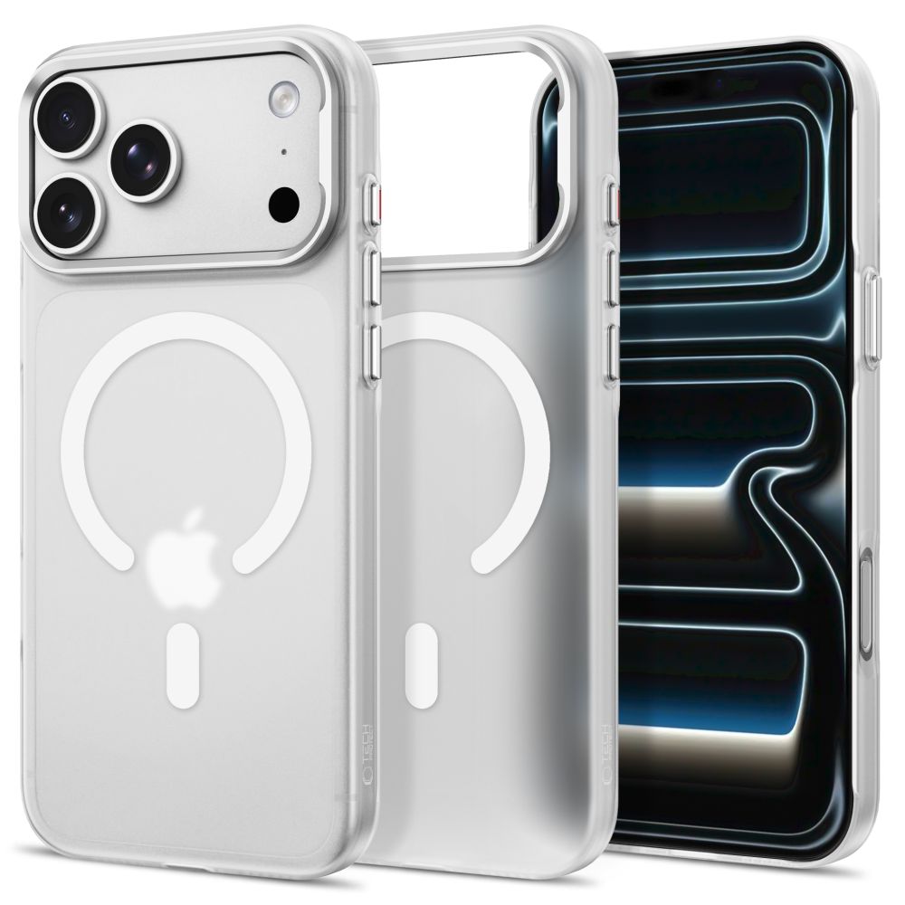 Tech-Protect MagZero MagSafe-fodral för iPhone 17 Pro Max / 18 Pro Max – mattvit
