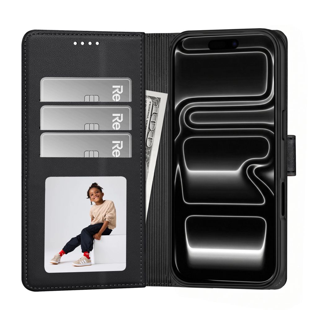 Tech-Protect Wallet MagSafe-etui til iPhone 17 Pro Max / 18 Pro Max – mat sort