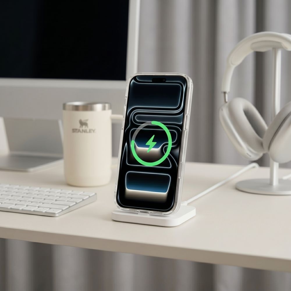 Tech-Protect Flexair Hybrid CC MagSafe-etui til iPhone 17 Pro Max / 18 Pro Max – gennemsigtigt