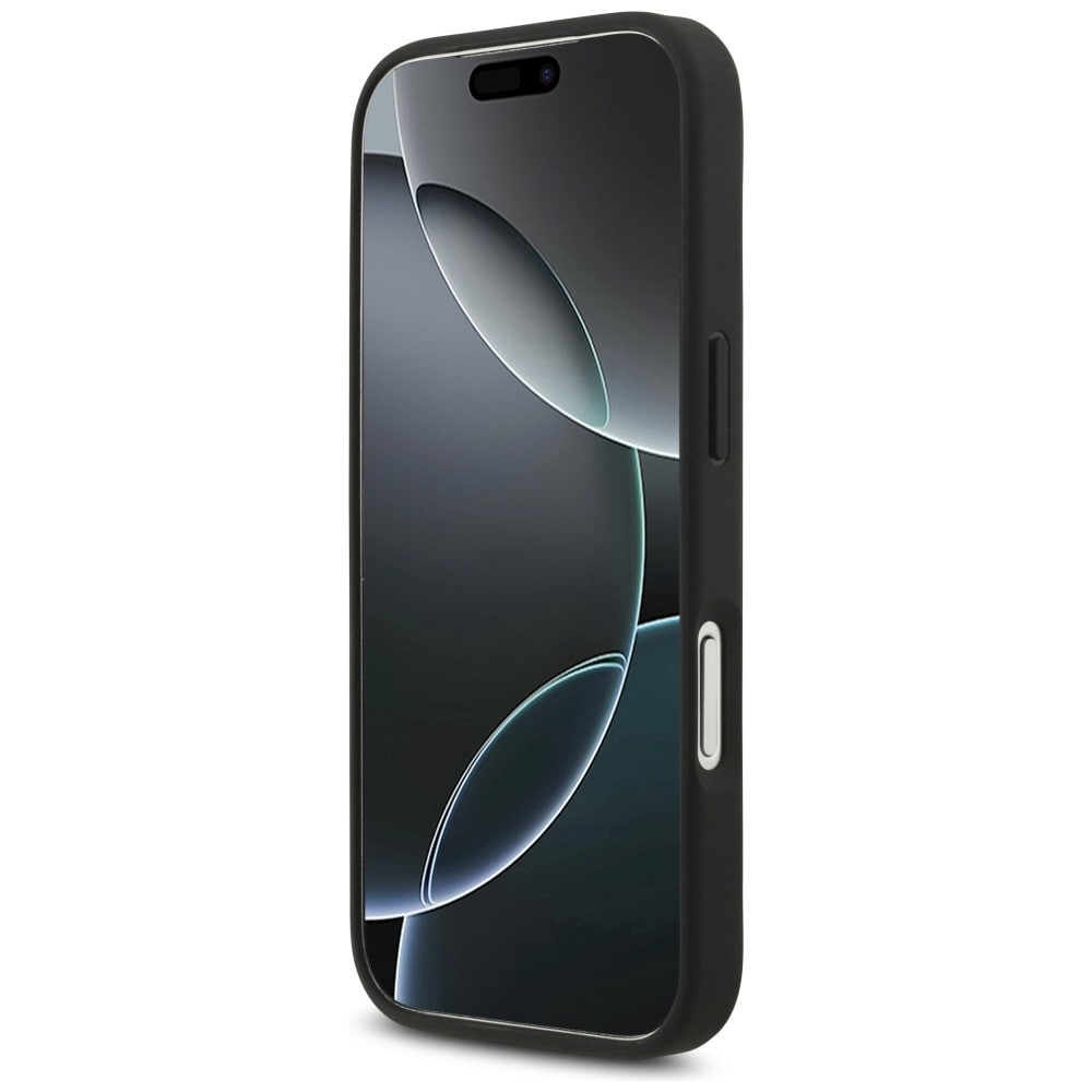 Guess 4G-fodral med stort logo för iPhone 17 Pro / 18 Pro – Svart