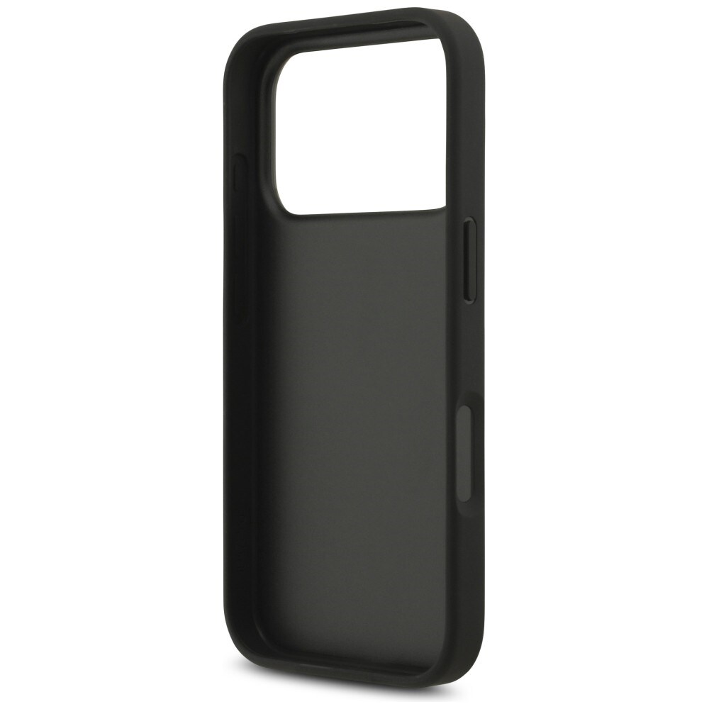 Guess 4G-fodral med stort logo för iPhone 17 Pro / 18 Pro – Svart