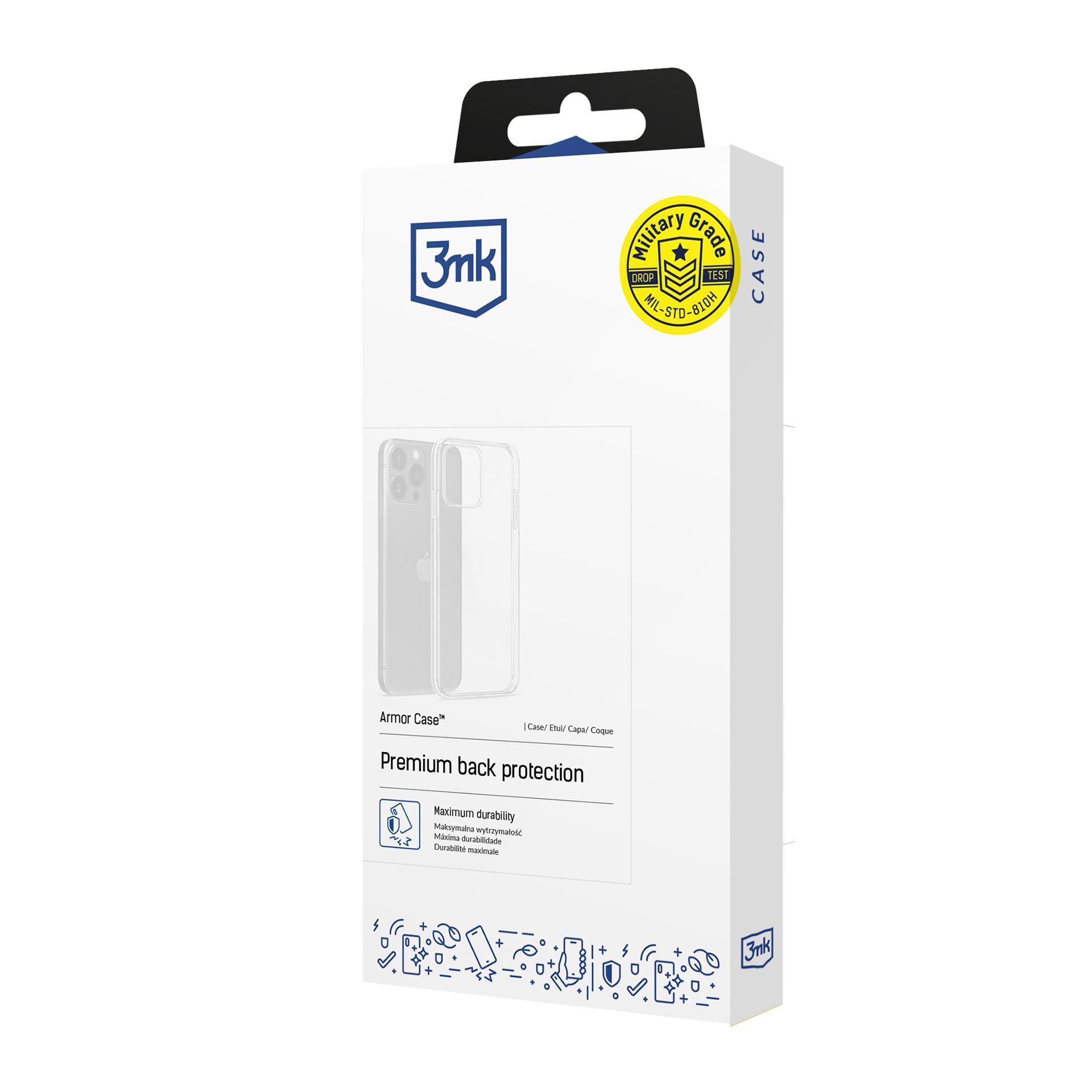 3mk Armor-skal för Apple iPhone 17 Pro Max / 18 Pro Max – transparent