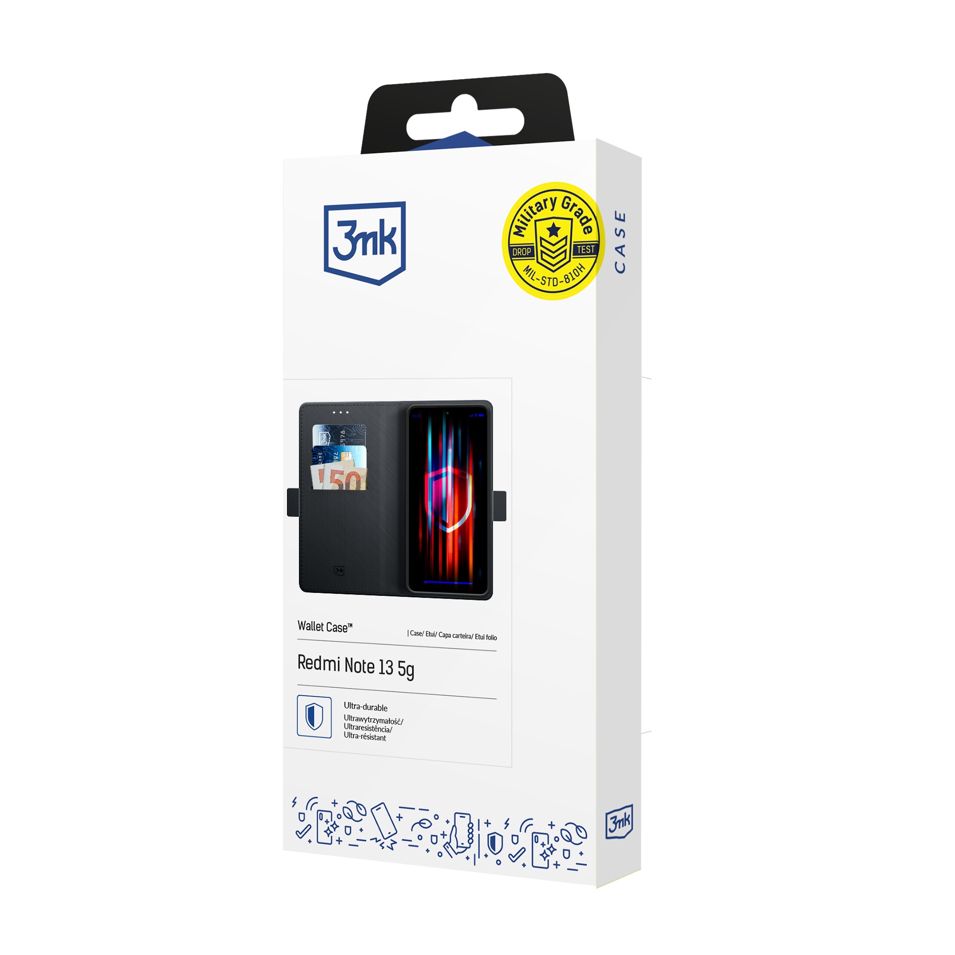 3mk-lommebogset til Xiaomi 17T – sort