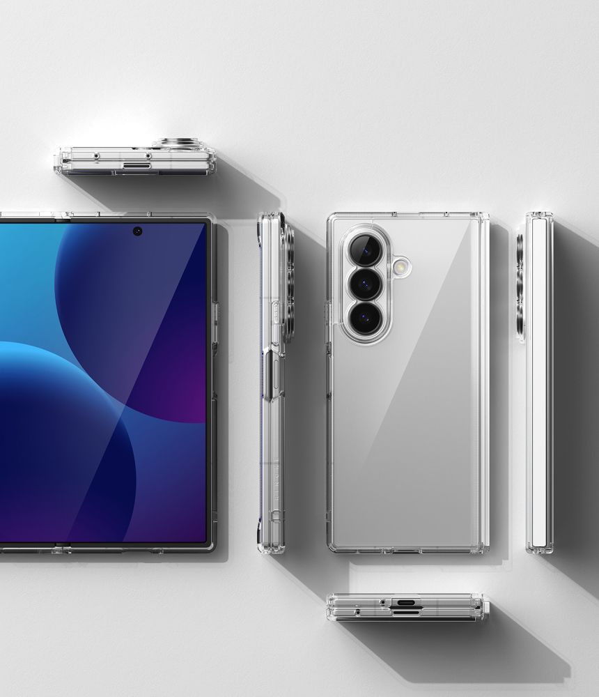 Ringke Fusion Flap-etui til Samsung Galaxy Z Fold 8 Ultra – gennemsigtigt
