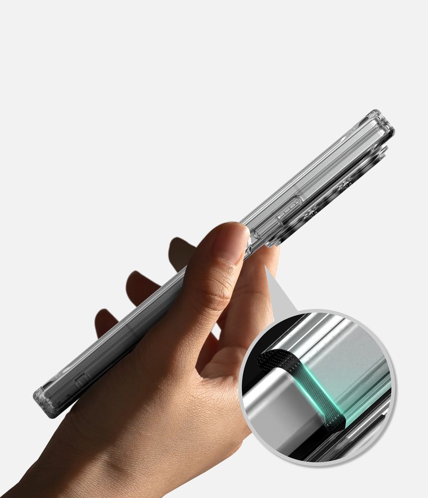 Ringke Fusion Flap-etui til Samsung Galaxy Z Fold 8 Ultra – gennemsigtigt