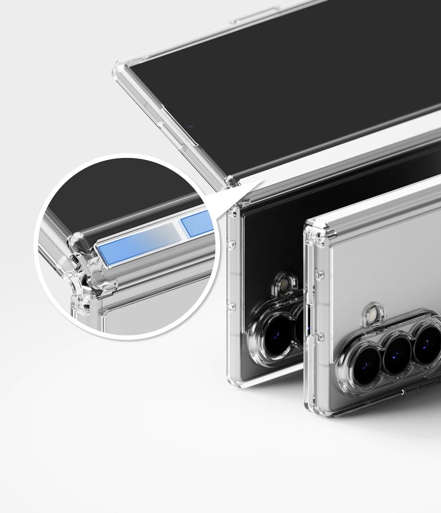 Ringke Fusion Flap-etui til Samsung Galaxy Z Fold 8 Ultra – gennemsigtigt