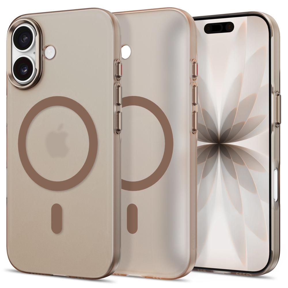 Tech-Protect MagZero MagSafe-fodral för iPhone 17 – beige-brunt matt