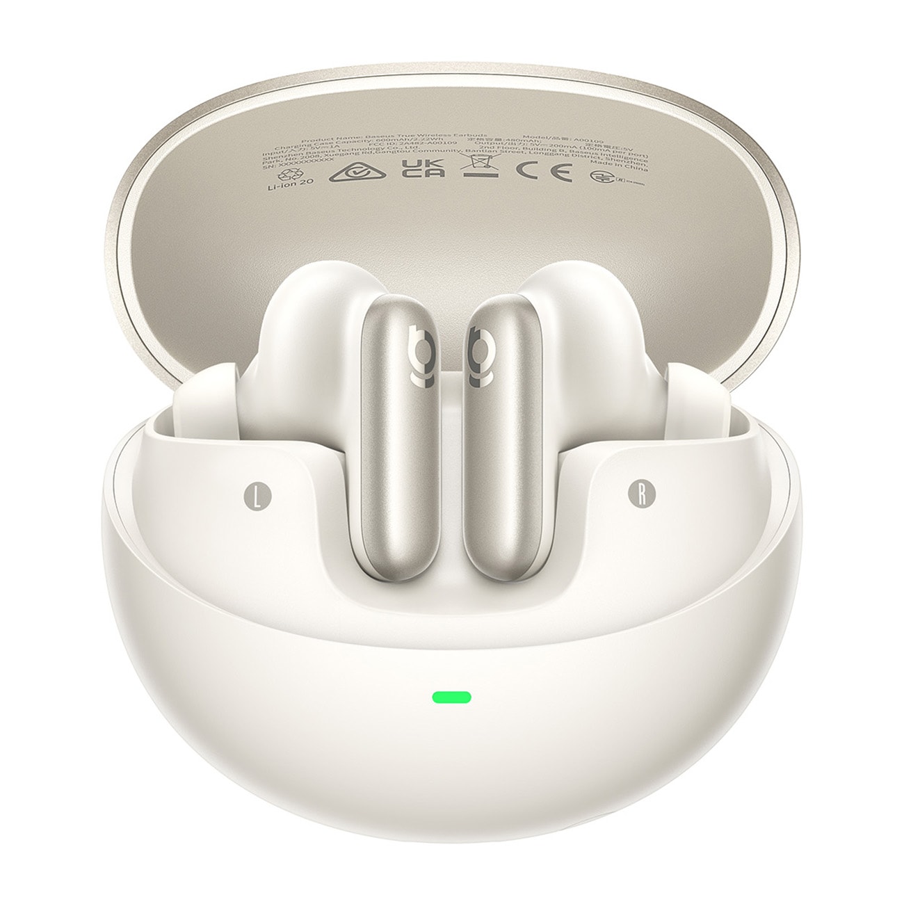Baseus Inspire XP1 trådlösa hörlurar – Bose-ljud, ANC, Dolby Audio, färg: Milky Way