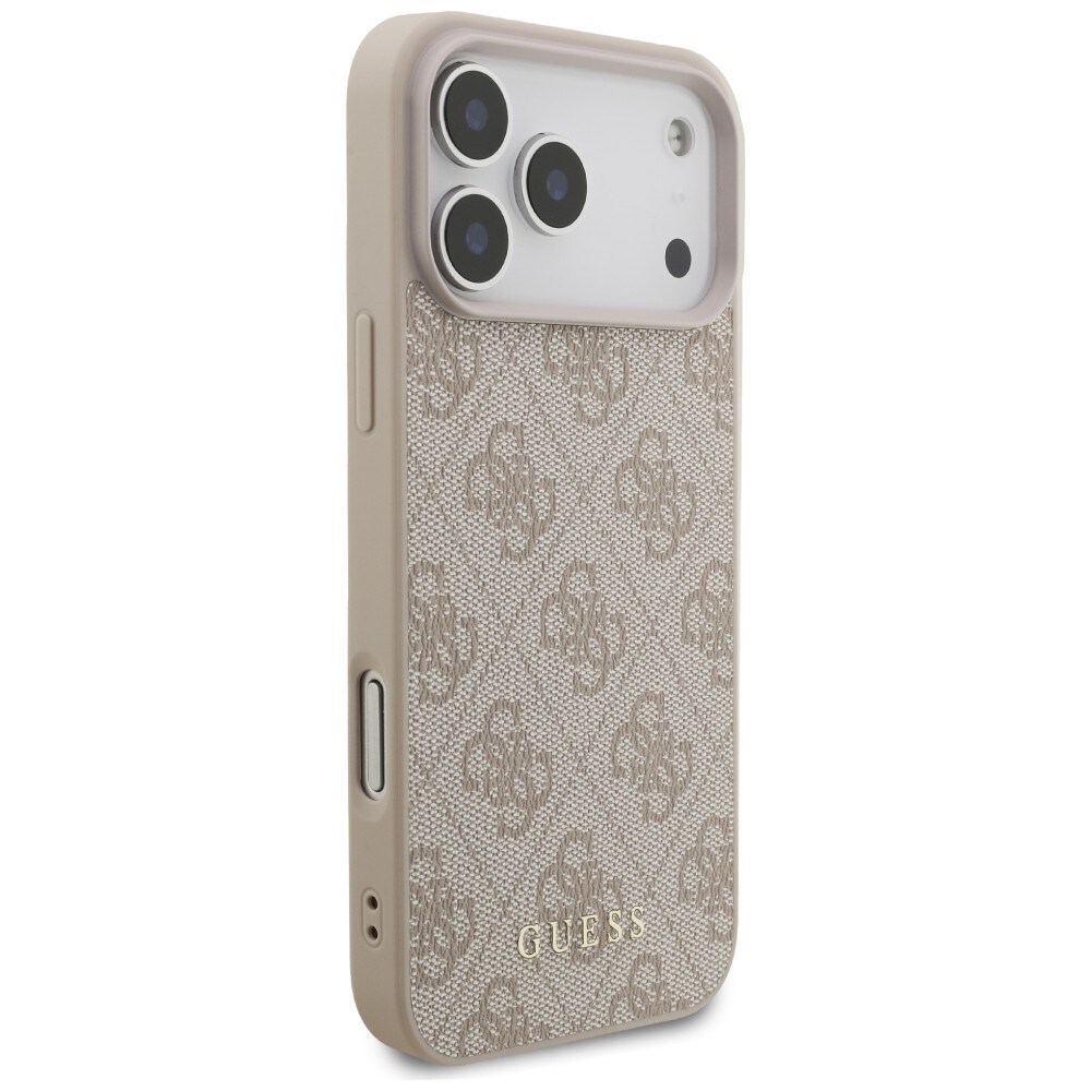 Guess 4G Classic-fodral till iPhone 17 Pro Max / 18 Pro Max – Rosa