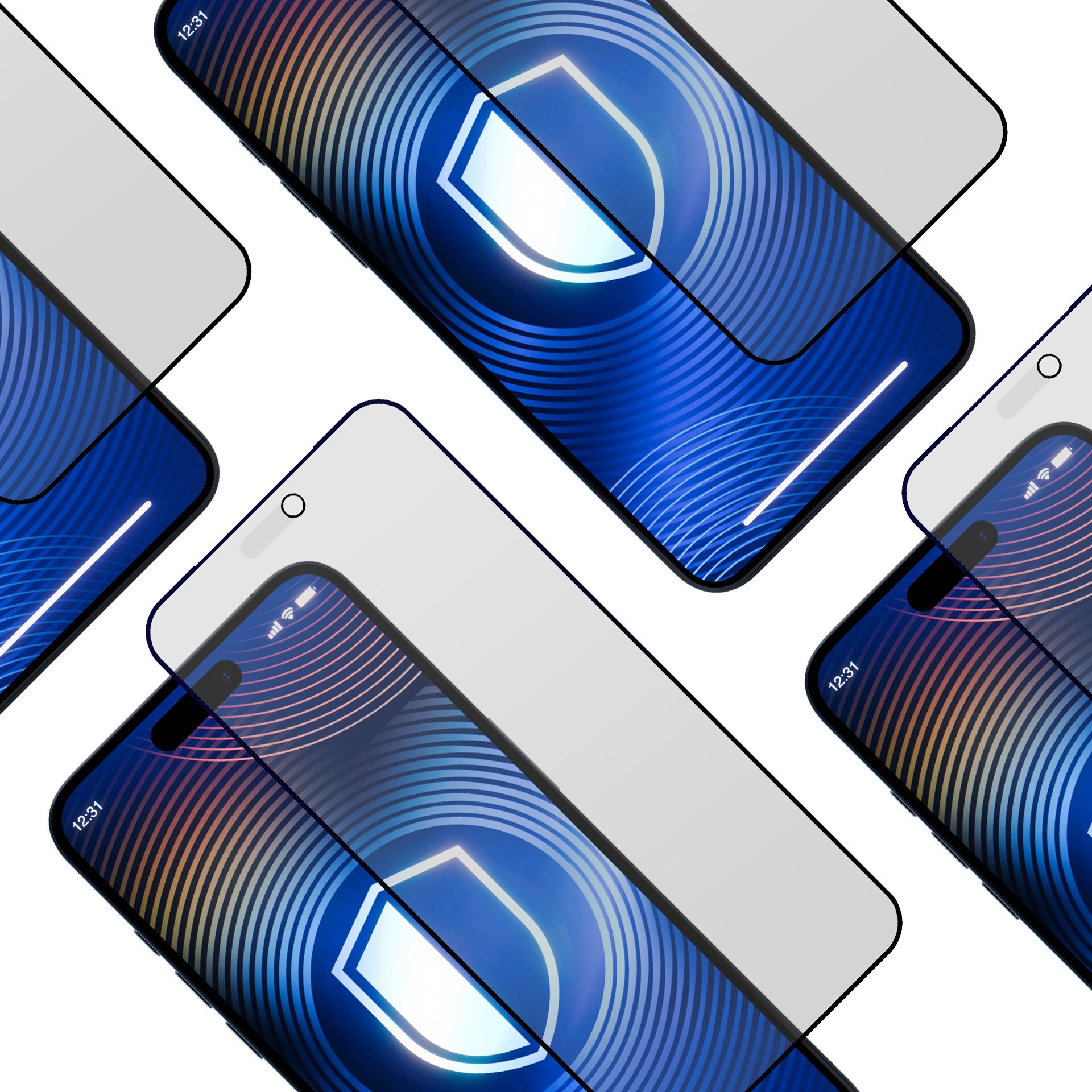 3mk HardGlass Matt Max Privacy härdat glas för iPhone 18 Pro Max