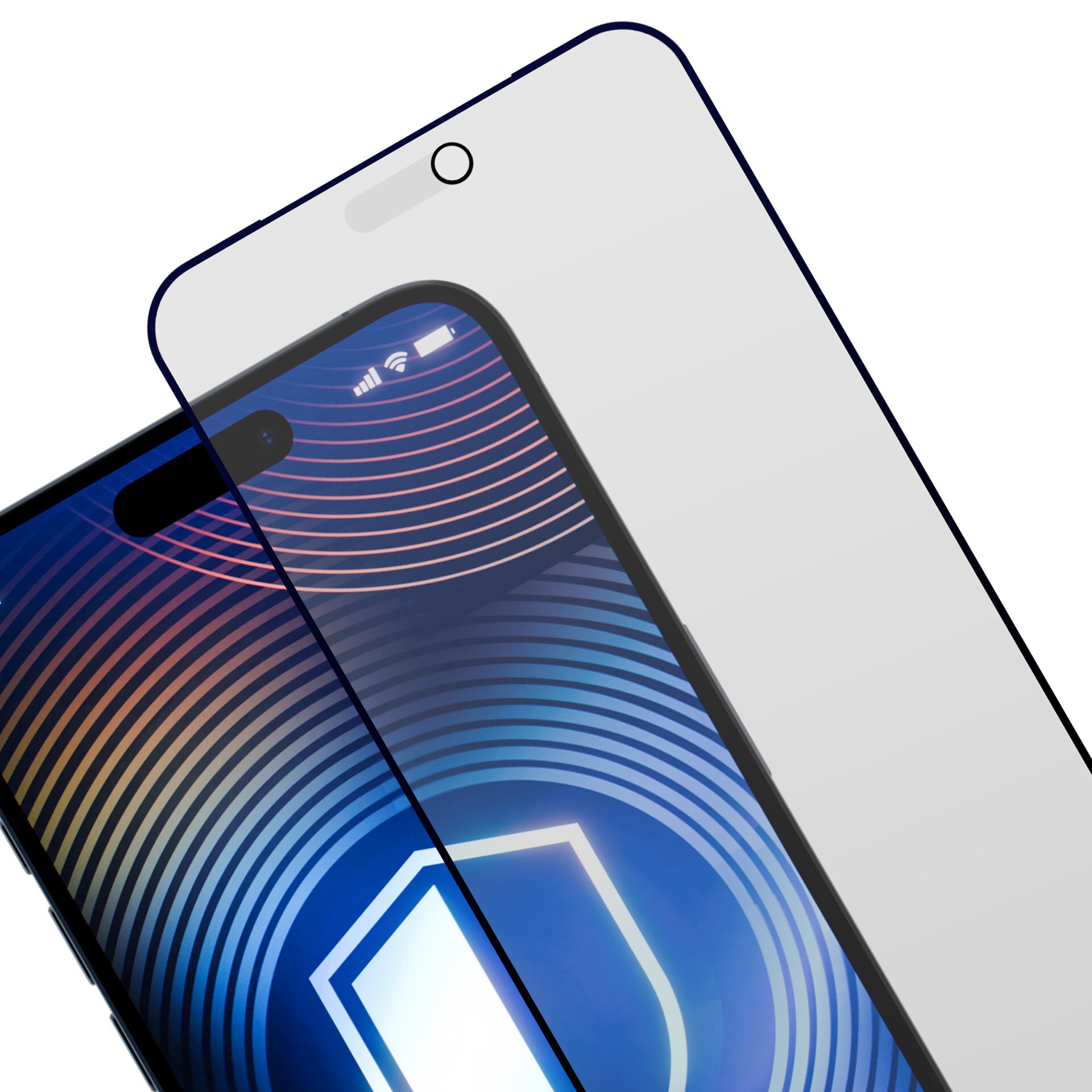 3mk HardGlass Matt Max Privacy härdat glas för iPhone 18 Pro Max