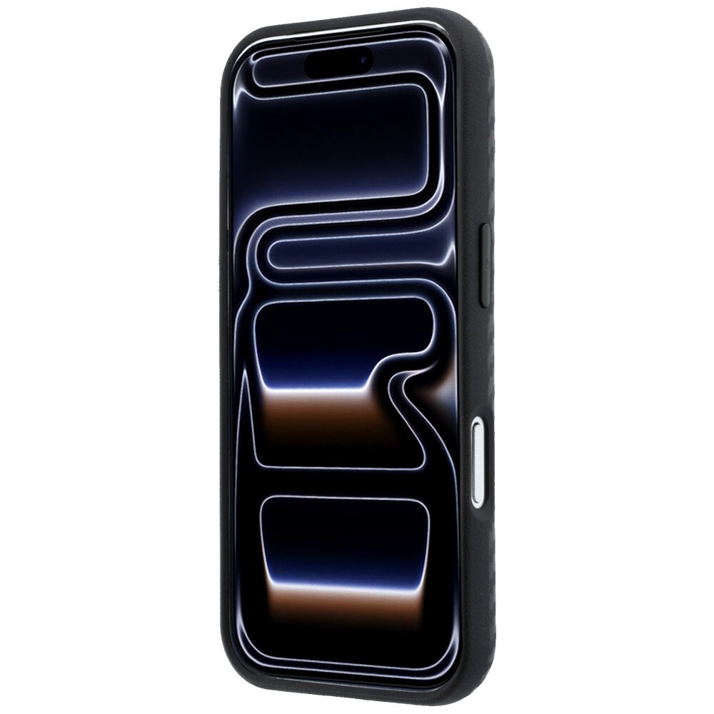 BMW MagSafe-fodral med Carbon Metal-logotyp för iPhone 17 Pro / 18 Pro – Svart