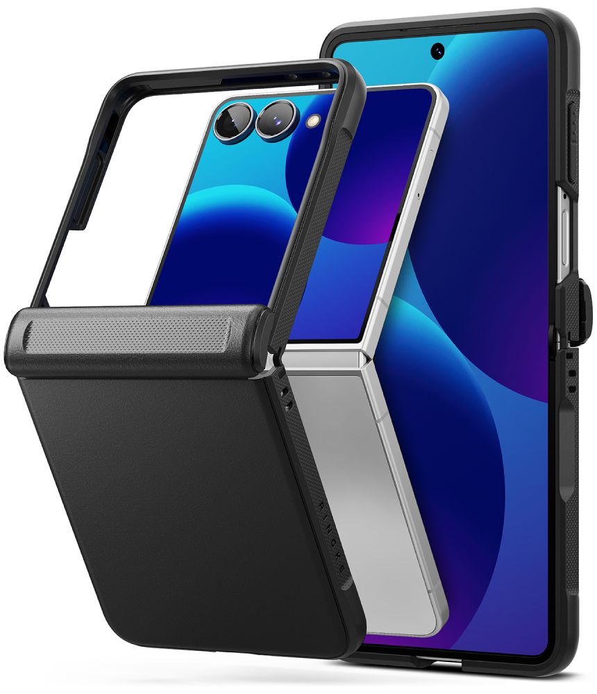 Ringke Onyx Flap-fodral till Samsung Galaxy Z Flip 8 – Svart