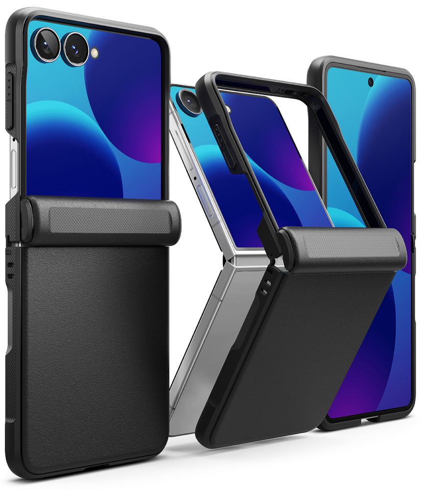 Ringke Onyx Flap-fodral till Samsung Galaxy Z Flip 8 – Svart
