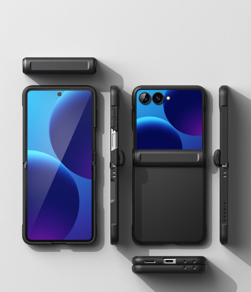 Ringke Onyx Flap-fodral till Samsung Galaxy Z Flip 8 – Svart