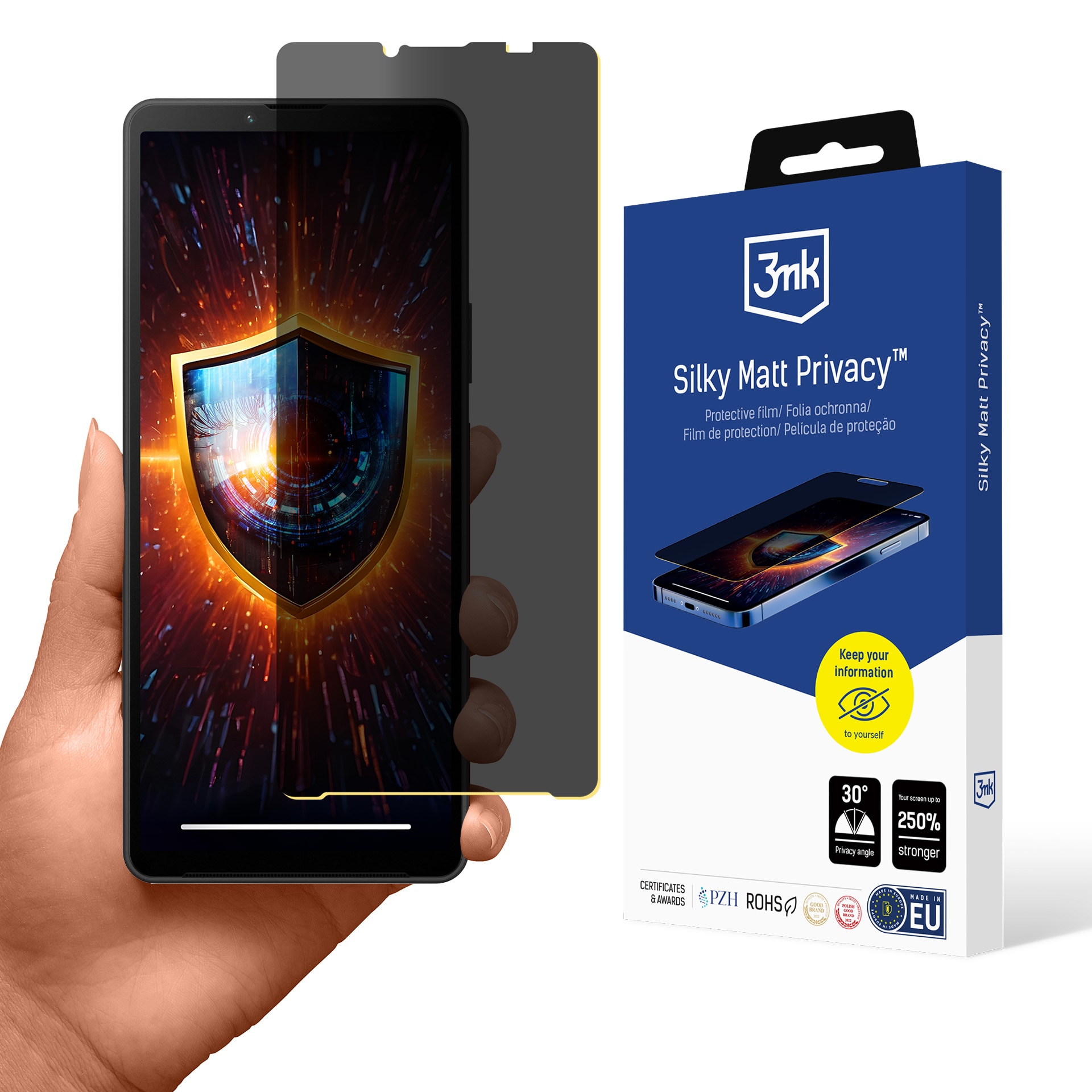 3mk Silky Matt integritetsskydd för Sony Xperia 10 V