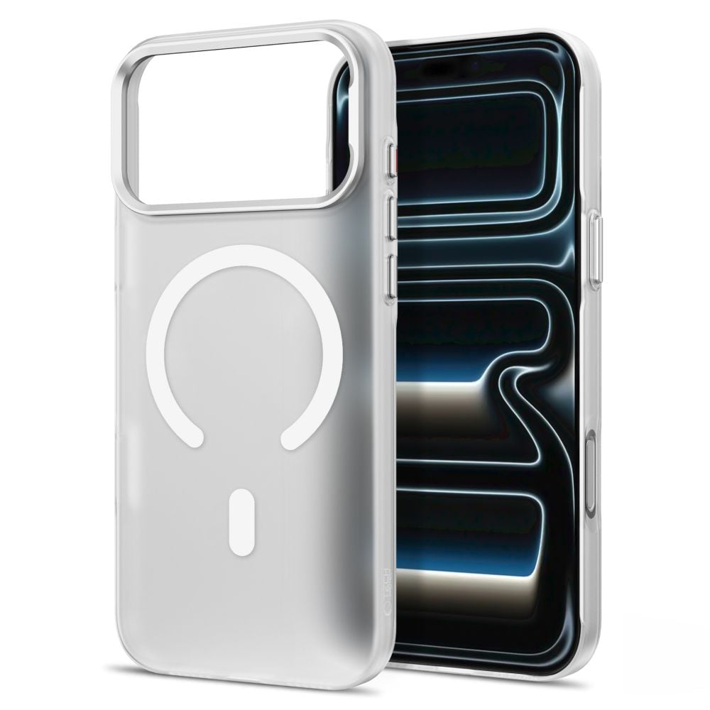 Tech-Protect MagZero MagSafe-fodral för iPhone 17 Pro Max / 18 Pro Max – mattvit