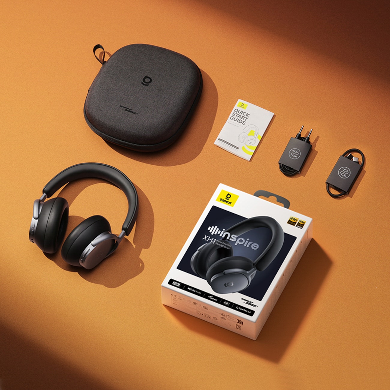 Baseus Inspire XH1 trådlösa hörlurar – ljud från Bose, ANC, Dolby Audio, Black Hole