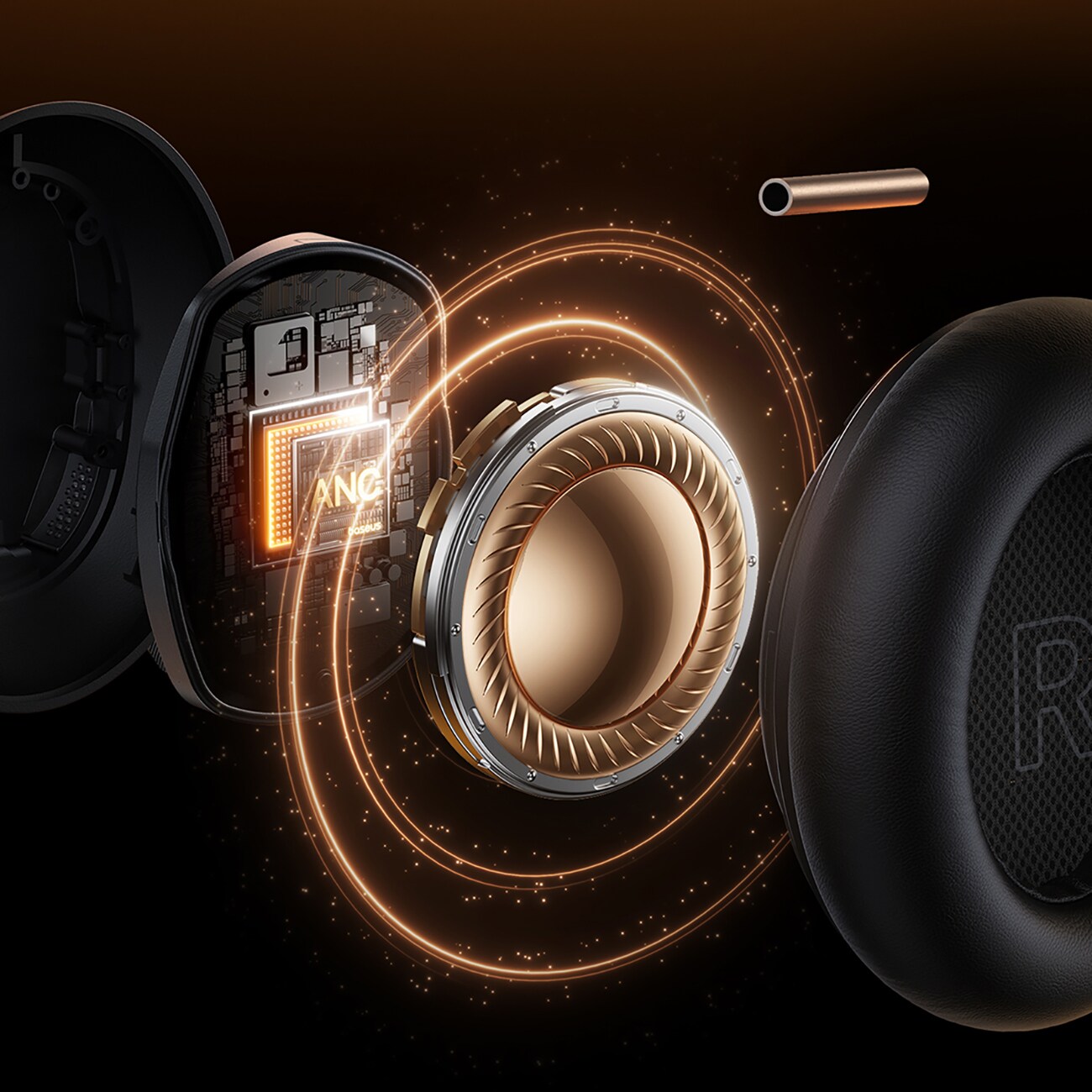 Baseus Inspire XH1 trådlösa hörlurar – ljud från Bose, ANC, Dolby Audio, Black Hole